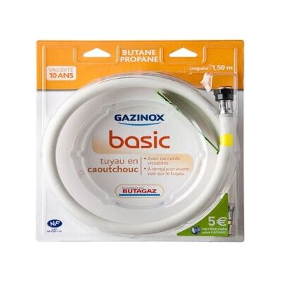 GAZINOX 62H08100 Flexible de gaz - Accessoire de cuisinière - Publicité GAZINOX 62H08100 Flexible de gaz - Accessoire de cuisinière - Publicité