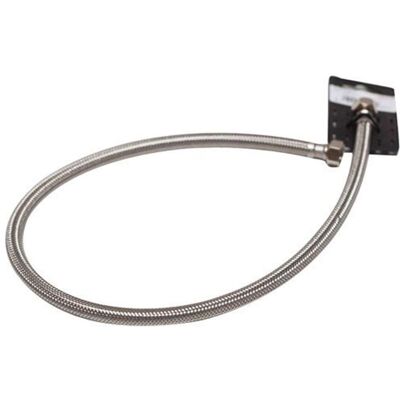 Tuyau de Jardin Double Femelle Boutté 80cm Finition Chrome Nickelée Tuyau de Jardin Double Femelle Boutté 80cm Finition Chrome Nickelée