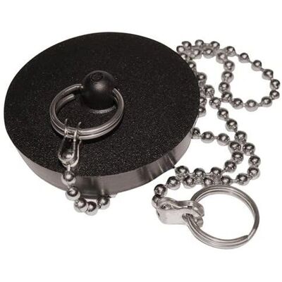 Cache-noeud chaîne noir - 57mm Cache-noeud chaîne noir - 57mm