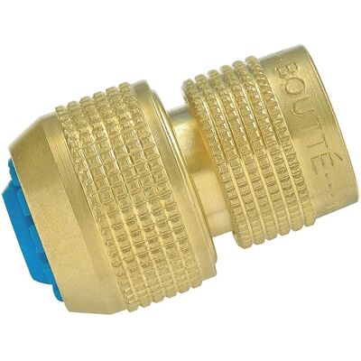 Boutte Raccord Rapide Automatique en Laiton - Diamètre 19mm - Publicité Boutte Raccord Rapide Automatique en Laiton - Diamètre 19mm - Publicité