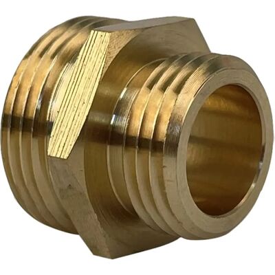 Boutte Mamelon Mâle Réduit Laiton - 15x21/20x27 - Mamelon Boutte Mamelon Mâle Réduit Laiton - 15x21/20x27 - Mamelon