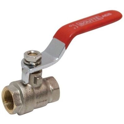 Valvola Doppia Femmina Boutte - Giro di 1/4 con Manico - 12x17 - Regolazione Flusso Valvola Doppia Femmina Boutte - Giro di 1/4 con Manico - 12x17 - Regolazione Flusso