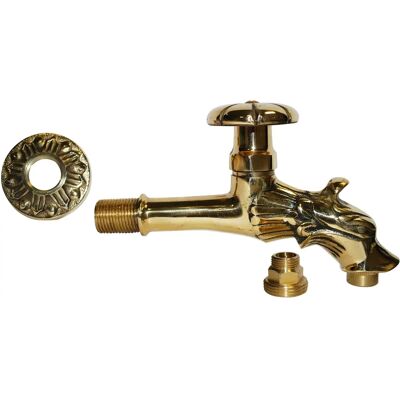 IDROSFER - NEGRI S.R.L 206G - Wasserhahn mit Drachengriff - Gargoyle runder Griff IDROSFER - NEGRI S.R.L 206G - Wasserhahn mit Drachengriff - Gargoyle runder Griff