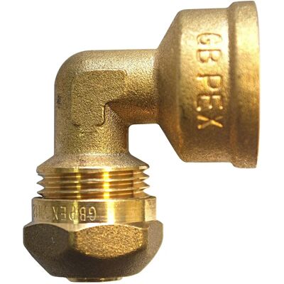 Boutté - PR1616 - Messing - 16mm - Messing-verbinding Boutté - PR1616 - Messing - 16mm - Messing-verbinding