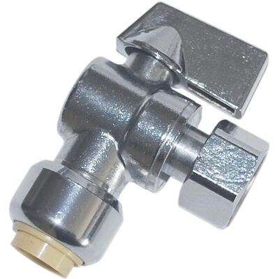 Robinet WC BOUTTÉ - 12x17 - Chromé, Réutilisable Robinet WC BOUTTÉ - 12x17 - Chromé, Réutilisable