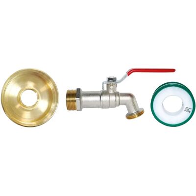 Boutt R1000l-kit-r15 - Kit d'Adaptateur de Réservoir d'Eau 1000L, 15x21mm, entrée 1/4" - Publicité Boutt R1000l-kit-r15 - Kit d'Adaptateur de Réservoir d'Eau 1000L, 15x21mm, entrée 1/4" - Publicité