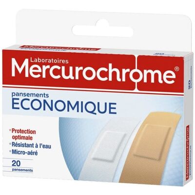 Mercurochrome Economische Verbandssets - 20 Stück Mercurochrome Economische Verbandssets - 20 Stück