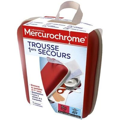 Mercurochrome Erste-Hilfe-Set - 17 Bestandteile Mercurochrome Erste-Hilfe-Set - 17 Bestandteile
