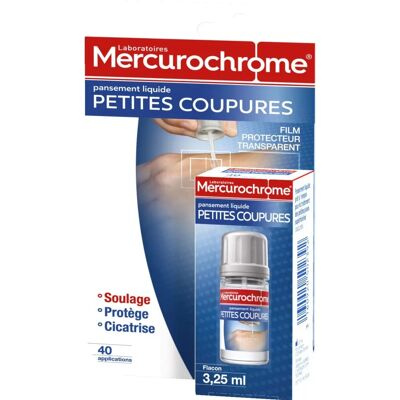 Mercurochrome Petit Bandage Liquide - Pansement Liquide de Secours - Publicité Mercurochrome Petit Bandage Liquide - Pansement Liquide de Secours - Publicité