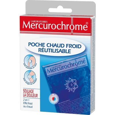 Mercurochrome Pack Reutilisable Chaud/Froid - Soulagement Musculaire - Publicité Mercurochrome Pack Reutilisable Chaud/Froid - Soulagement Musculaire - Publicité