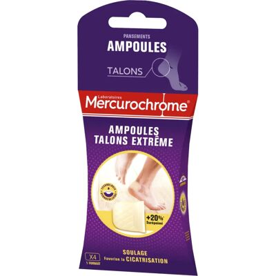 Cerotti Mercurochrome per vesciche sui talloni Cerotti Mercurochrome per vesciche sui talloni