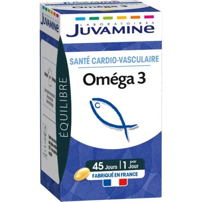 Juvamine Omega 3 - Fischölkapseln - 45 Stück Juvamine Omega 3 - Fischölkapseln - 45 Stück