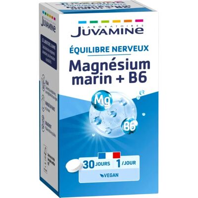 Complément Alimentaire Magnésium Marin + Vitamine B6 - Relaxation - Publicité Complément Alimentaire Magnésium Marin + Vitamine B6 - Relaxation - Publicité