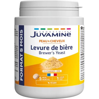 Juvamine Zinc B2 B3 B8 Biotine Cheveux Peau Ongles - Complément Alimentaire - Publicité Juvamine Zinc B2 B3 B8 Biotine Cheveux Peau Ongles - Complément Alimentaire - Publicité