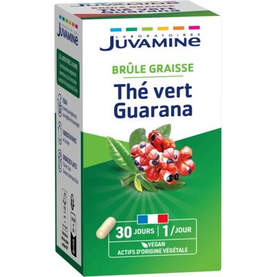 Juvamine Thé Vert Guarana Brûle-Graisse - Complément Alimentaire - Publicité Juvamine Thé Vert Guarana Brûle-Graisse - Complément Alimentaire - Publicité