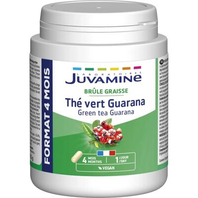 Juvamine Té Verde Guaraná Suplemento Dietético - 120 Cápsulas Vegetarianas Juvamine Té Verde Guaraná Suplemento Dietético - 120 Cápsulas Vegetarianas