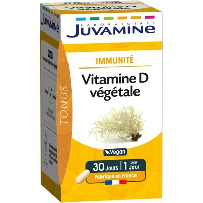 Juvamine Vitamine D3 Lichen de Rennes - 30 Capsules Végétales - Soutien Immunitaire - Publicité Juvamine Vitamine D3 Lichen de Rennes - 30 Capsules Végétales - Soutien Immunitaire - Publicité