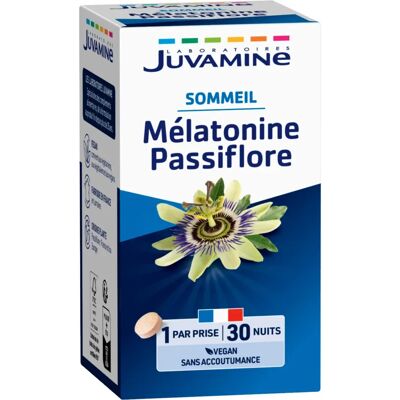 Juvamine Melatonin Passionsblume Schlaf 30 Tabletten - Nahrungsergänzung Juvamine Melatonin Passionsblume Schlaf 30 Tabletten - Nahrungsergänzung