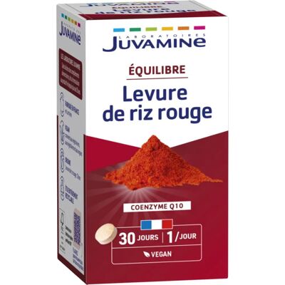 Juvamine Levure de Riz Rouge Coenzyme Q10 Équilibre - Complément alimentaire - Publicité Juvamine Levure de Riz Rouge Coenzyme Q10 Équilibre - Complément alimentaire - Publicité