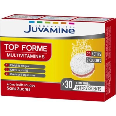Top Forme - Multivitamines - 30 comprimés effervescents - Publicité Top Forme - Multivitamines - 30 comprimés effervescents - Publicité