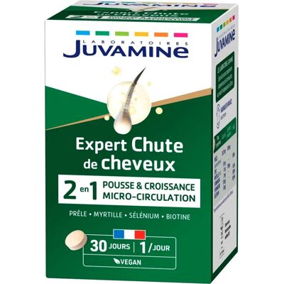 Complément pour la croissance capillaire Juvamine - Publicité Complément pour la croissance capillaire Juvamine - Publicité