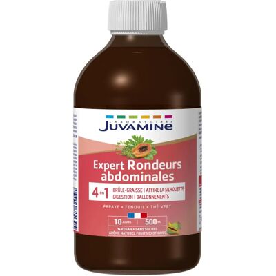 Juvamine Courbes Abdominales Essentielles 45+ - Bouteille 500 ml - Publicité Juvamine Courbes Abdominales Essentielles 45+ - Bouteille 500 ml - Publicité