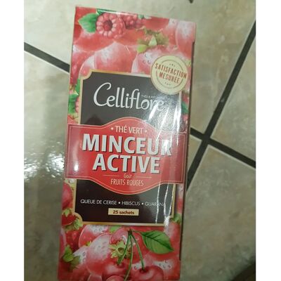 LaSante.net - Celliflore Thé Vert Minceur Active - 25 sachets - Thé vert - Infusion - Publicité LaSante.net - Celliflore Thé Vert Minceur Active - 25 sachets - Thé vert - Infusion - Publicité