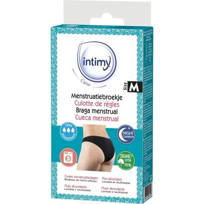 Intimy Culotte de Règles Moyen - Sous-vêtements Menstruels - Publicité Intimy Culotte de Règles Moyen - Sous-vêtements Menstruels - Publicité
