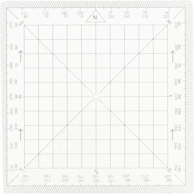 Plastimo Portland Protractor - Protractor Plastimo Portland Protractor - Protractor
