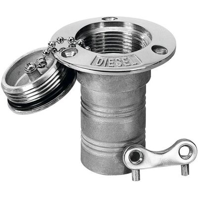 Plastimo - Acero inoxidable Agua Tapa de Cubierta - Ø75mm - Plato de Llenado Plastimo - Acero inoxidable Agua Tapa de Cubierta - Ø75mm - Plato de Llenado