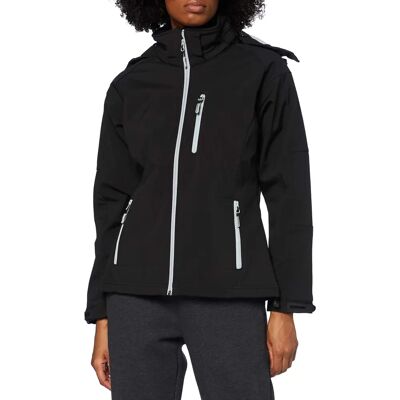 Giacca Softshell Nera Plastimo per Donna - Esterno & Casual Giacca Softshell Nera Plastimo per Donna - Esterno & Casual