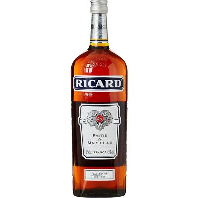Ricard Pastis de Marseille - Kräuter 45° 150cl Likör Ricard Pastis de Marseille - Kräuter 45° 150cl Likör
