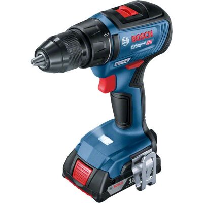 Bosch GSR 18V-50 Jyrsijäruuvinväännin - 50 Nm, 1800 RPM, Musta & Sininen Bosch GSR 18V-50 Jyrsijäruuvinväännin - 50 Nm, 1800 RPM, Musta & Sininen