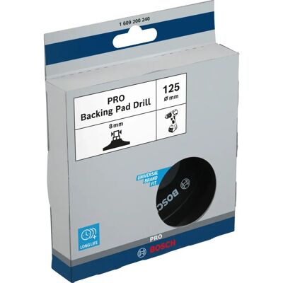 Bosch 1609200240 Plaque de ponçage - Ø 125 mm, Noir, 8 mm - Plaque de ponçage - Publicité Bosch 1609200240 Plaque de ponçage - Ø 125 mm, Noir, 8 mm - Plaque de ponçage - Publicité