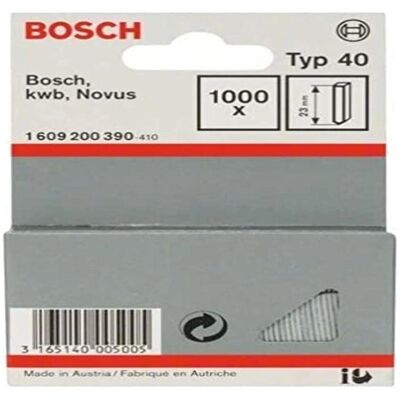Bosch Accessoires 23 mm Type 40 - Pack de 1000 - Publicité Bosch Accessoires 23 mm Type 40 - Pack de 1000 - Publicité