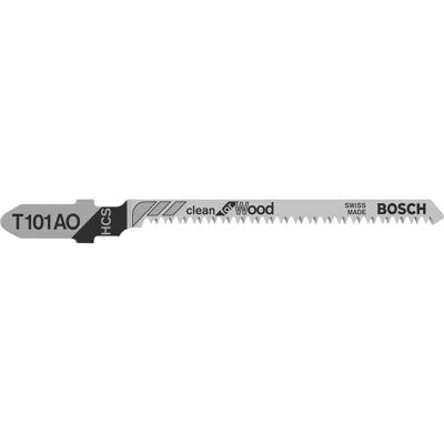 Bosch T 101 AO Stichsägeblatt - Kurvenschnitt - 3 Stück Bosch T 101 AO Stichsägeblatt - Kurvenschnitt - 3 Stück