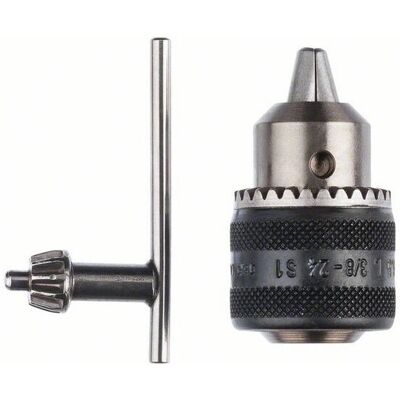 Bosch 2 608 571 010 kapboor - 3/8" - 24, 0,5-6,5mm, met sleutel Bosch 2 608 571 010 kapboor - 3/8" - 24, 0,5-6,5mm, met sleutel