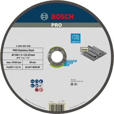 Bosch BF 2608600096 Inox Trennscheibe - Edelstahl, 230mm, 2mm Bosch BF 2608600096 Inox Trennscheibe - Edelstahl, 230mm, 2mm