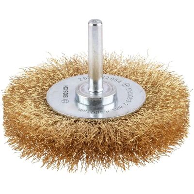 Bosch Messingbeschichtete Drahtbürste - Feinfinish - 75mm Bosch Messingbeschichtete Drahtbürste - Feinfinish - 75mm