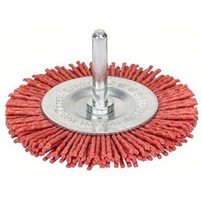 Bosch Abrasive Brush - Nylon, 75mm, 1mm, Steel, Fine Finish Bosch Abrasive Brush - Nylon, 75mm, 1mm, Steel, Fine Finish