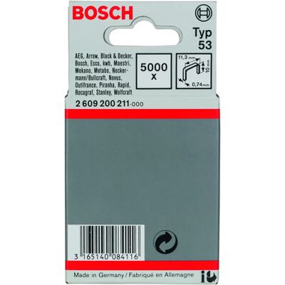 Bosch Professional Tipo 53 Pregos - Pack 5000 Bosch Professional Tipo 53 Pregos - Pack 5000