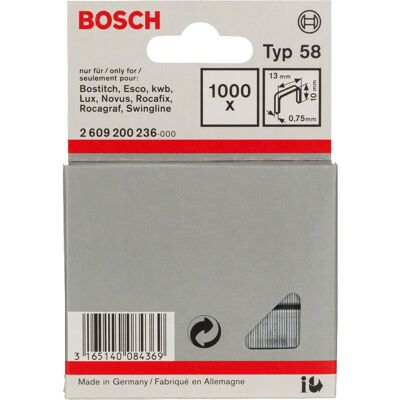 Pacote de Grampos Bosch - 1000 Grampos para Uso Geral Pacote de Grampos Bosch - 1000 Grampos para Uso Geral