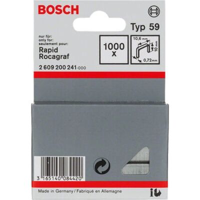 Bosch Modell 2609200241 Nadeln - Fein Draht Typ 59 - 1000 Stück Bosch Modell 2609200241 Nadeln - Fein Draht Typ 59 - 1000 Stück
