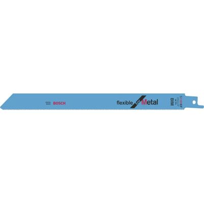Bosch S 1122 EF Lama di seghetto alternativo bimateriale 225mm - Metallo Bosch S 1122 EF Lama di seghetto alternativo bimateriale 225mm - Metallo