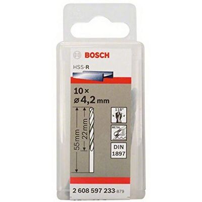 Bosch Modello 2608597233 Minipunta elicoidale in metallo - Per metallo e acciaio Bosch Modello 2608597233 Minipunta elicoidale in metallo - Per metallo e acciaio
