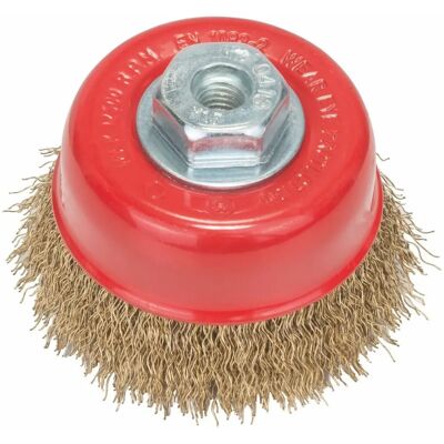 Bosch Modelo 2608622062 - Cepillo de alambre recubierto de latón para metal - Limpieza ligera a media Bosch Modelo 2608622062 - Cepillo de alambre recubierto de latón para metal - Limpieza ligera a media