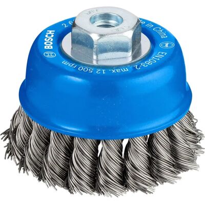 Brosse à cupule Heavy Metal Bosch - M10 - Nettoyage de surfaces en acier - Publicité Brosse à cupule Heavy Metal Bosch - M10 - Nettoyage de surfaces en acier - Publicité