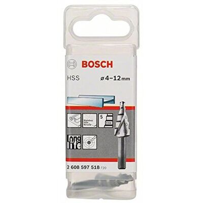 Bosch Modelo 2608597518 - Broca Escalonada para Furos Precisos Bosch Modelo 2608597518 - Broca Escalonada para Furos Precisos