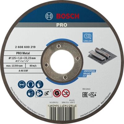 Disco de corte Bosch AS 46 S BF - Accesorio para amoladora Disco de corte Bosch AS 46 S BF - Accesorio para amoladora