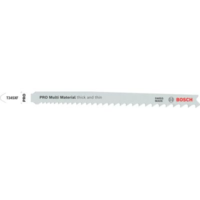 Bosch Pro Multi Material Jigsaw Blades - 132mm, 25 pcs Bosch Pro Multi Material Jigsaw Blades - 132mm, 25 pcs
